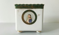 Antico vaso Napoleone B. Porcellana Ginori - Decorazioni Richard XIX XX sec.