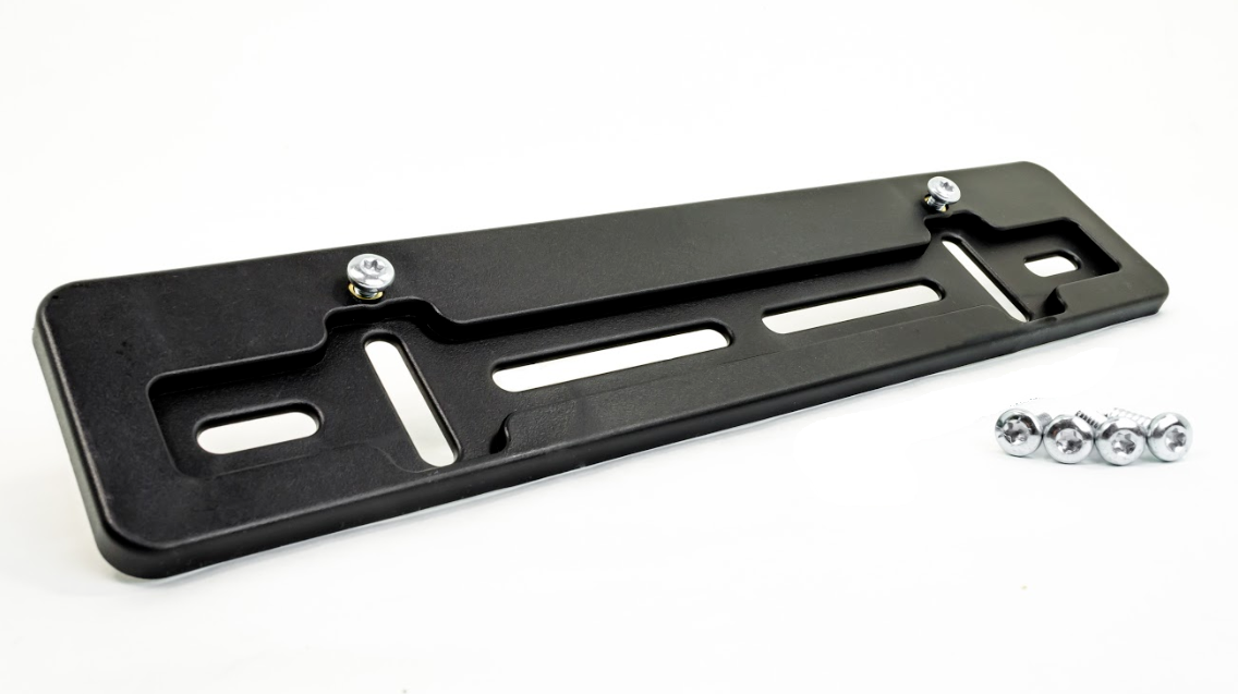 Front License Plate Tag Holder Mount Adapter Bumper Kit Set Bracket for ...