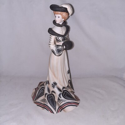 1994 Lenox Figurine Tea At The Ritz Fine Porcelain Sculpture Hand Painted Japan