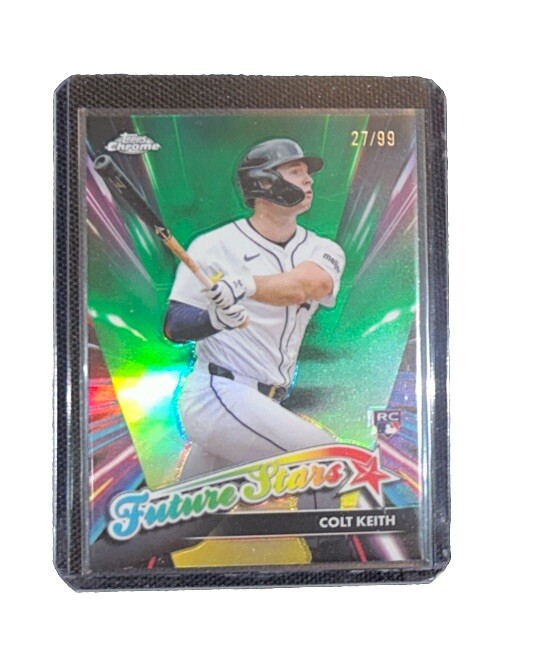 2024 Topps Chrome Update Colt Keith Future Stars Rookie RC GREEN 27/99