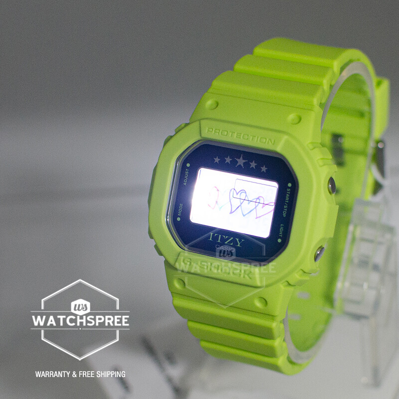 Casio G-Shock for Ladies' x ITZY Bio-Based Green Resin Band Watch