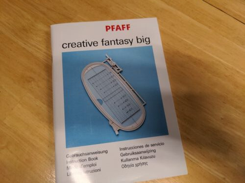 PFAFF Creative Fantasy Big Hoop