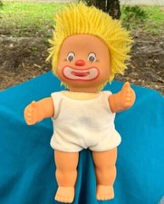 ULTRA RARE Vintage Vinyl Head, Arms  Legs 10" Baby Clown Doll Jointed Head 