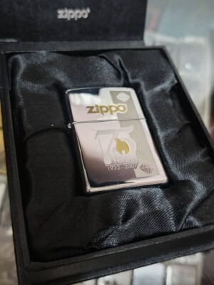 ZIPPO/ジッポ― 75TH ARMOR 1932-2007 LOT OF 2 ZIPPO 75TH ANNIVERSARY 1932-2007 COMMEMORATIVE LIGHTER