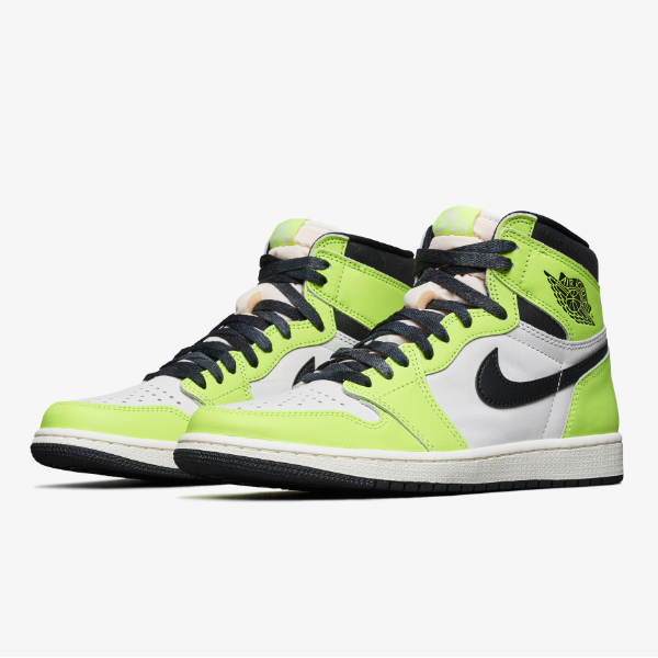 NIKE AIR JORDAN 1 RETRO HIGH OG VOLT 箱無し Nike Air Jordan 1 Retro High OG Shoes 'Volt Visionaire' 555088-702