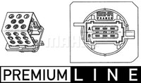 Mahle Abr 89 000P Widerstand, InnengebläSe FüR CitroëN, Peugeot