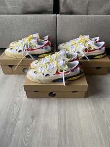 Nike Blazer blanco apagado Baja 77 Blanco Rojo Universitario Size UK 8 nos  9 Totalmente Nuevo | eBay