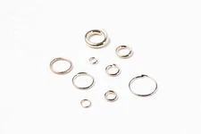 935 Argentium Silver Open Jump Rings Round 18 Gauge Inside dimension 2.5-8.0 mm