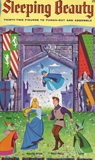 VINTG 1950S SLEEPING BEAUTY PAPER DOLL LASR REPRODUCTIN~Org SZ UNCUT NO.1 TOPSLR