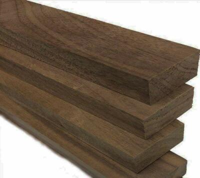 Black Walnut Lumber 3/4''x2''x12'' - 4 Pack