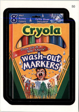 WACKY   TRADING  CARD    CRYOLA  #   50   FREE SHIPPING  