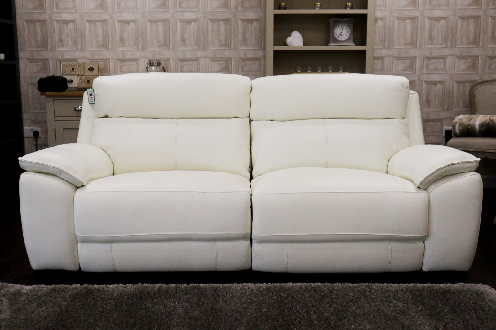 FURNITURE VILLAGE Starlight Express Pair of Dual Power Reclining 3 Seat