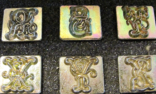 Rare Leather CRAFTOOL USA Stamp Or Punch #8139 Alphabet Set 3/4 In A-Z In Box - Picture 8 of 10