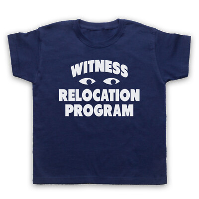 Lustiges T-Shirt ZEUGENUMZUGSPROGRAMM MAFIA KRIMI HUMOR KINDER KINDER