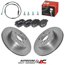 PER BMW SERIE 5 520D M SPORT TOURING MK6 SENSORE DISCHI FRENO POSTERIORI E PASTIGLIE BREMBO