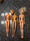 Lot of Barbies Parts Mattel 1966 1975 dolls Vintage Bodies Heads Near Complete