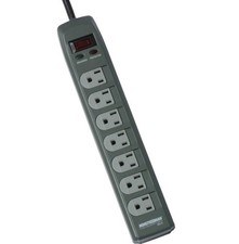 Minuteman MMS370 Surge Protector 7 Outlet 1080J Power Strip UL1449 Wall Mount
