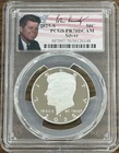 2025 S Silver Proof Kennedy Half Dollar PCGS PR70DCAM, Signed Portrait Label