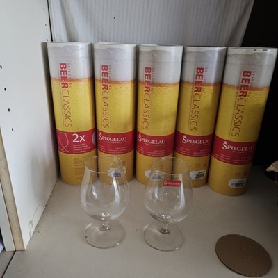 4 Spiegelau Tulip Beer Glasses  6'' Tall New