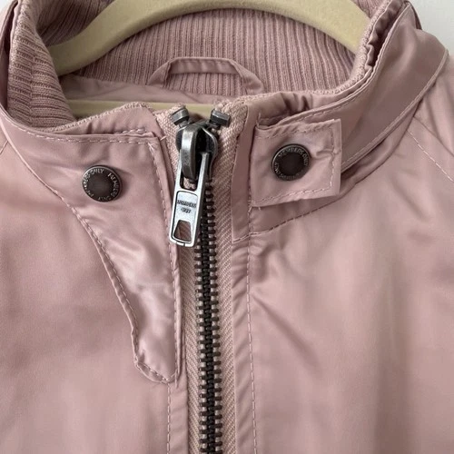 Members Only Iconic Racer Jacket Blush Pink Men's Medium bomber streetwear image 3