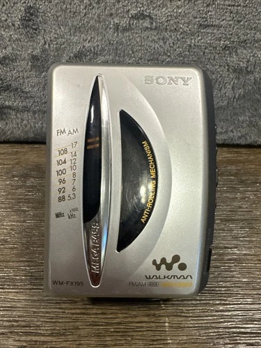 VTG Sony Walkman WM-FX195 AM/FM Cassette Player - Tested, Works Great!