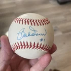 Bob Doerr #1, signed baseball, HOF