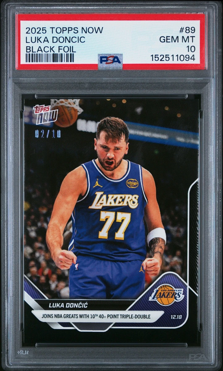 Luka Dončić 10 Graded Basketball Sports Trading Cards