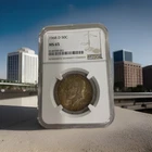 1968D 50c HALF DOLLAR Graded NGC MS65  (40% Silver)