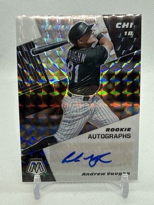 2021 Panini Mosaic Rookie Autographs Mosaic Andrew Vaughn #RAM-AND (AU, RC)