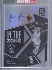 2018-19 Panini Spectra In the Zone Auto 14/75 Allen Crabbe #IZ-ACB Auto s3g