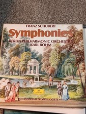 Franz Schubert Symphonies - Berlin Philharmonic Orchestra - Bohm 3 LP Box Set EX
