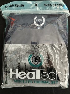 Heatech Men’s 2 Piece Thermal Set