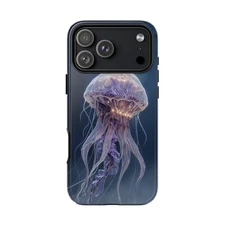 Phone Ink - Case for iPhone/Galaxy/Pixel - Jellyfish Purple Fusion