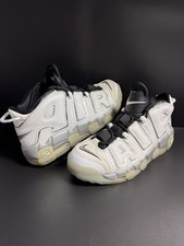 Nike Air More Uptempo White Black Silver UK 8.5 Trainers DV7408-100 Basketball