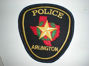 TEXAS  POLICE DEPARTMENT PATCH ARLINGTON 