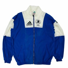 Vintage 1995 Adidas Equipment Boston Marathon Track Jacket - Large