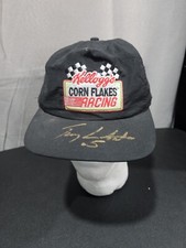 VTG 1992 Kellogg's Corn Flakes Racing Hat Snap Back Adjustable Black Embroidered