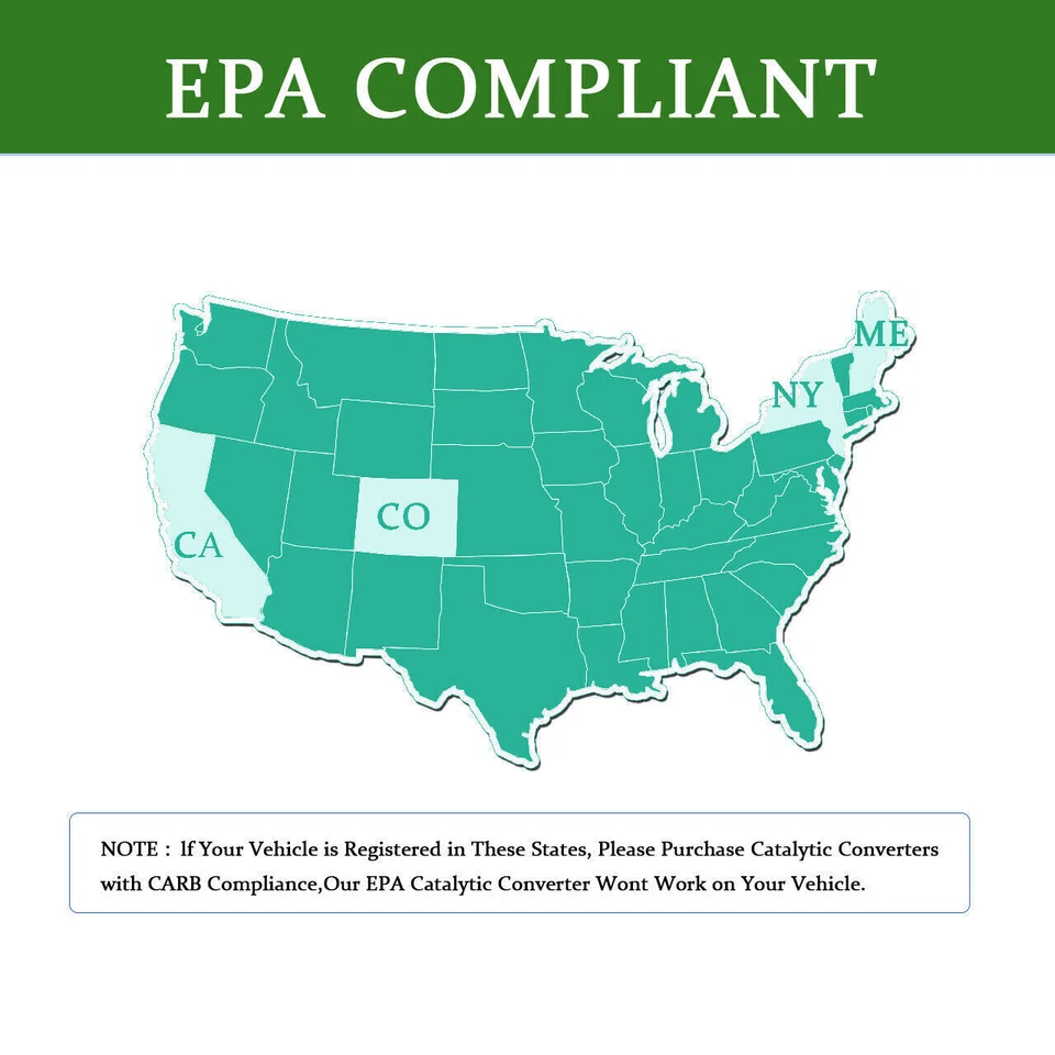 2 件前催化转换器适用于日产 350z 2003 2004 2005 2006 3.5L — 第 2/4 张图片