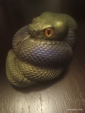 Rattlesnake Resin statue/Mica Power Designs