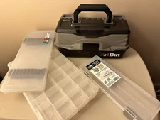 ArtBin Art Student Bundle Lot, Paintbrush Case,  Storage/Organizing Boxes