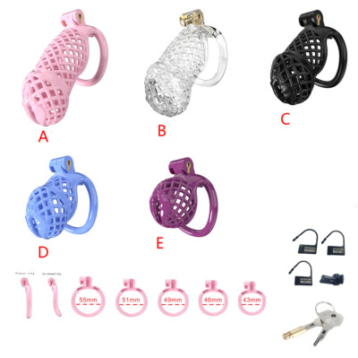2024 Latest Male Cobra Honeycomb Cage V11.0 CB Lokc Chastity Device with 5 Rings