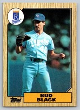 1987 Topps #669 Bud Black Kansas City Royals