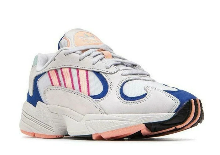 Woordvoerder Sanders paradijs Adidas Originals Men&#039;s Yung-1 Shoes NEW AUTHENTIC White/Blue/Pink  BD7654 | eBay