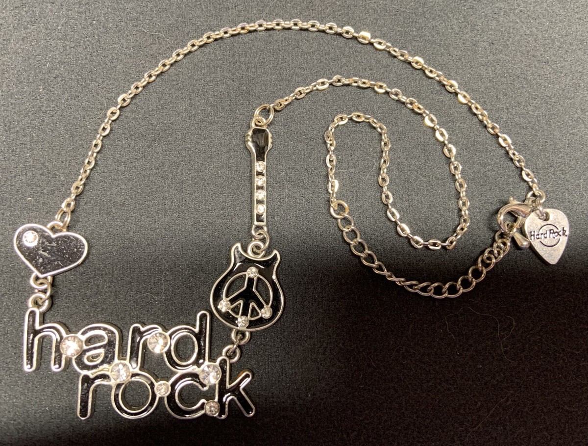 Guitar Pendant Hard Rock Necklace BWL Hard Rock Hotel Guiterpick
