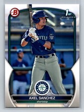 2023 Bowman Axel Sanchez 1st Bowman #BP-73 Seattle Mariners Baseball Card