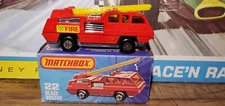 1978 Lesney Matchbox Superfast Blaze Buster - Yellow Ladder - #22 w/ Box ++