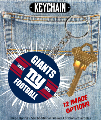 New York Giants Keychain Choose From 12 Designs