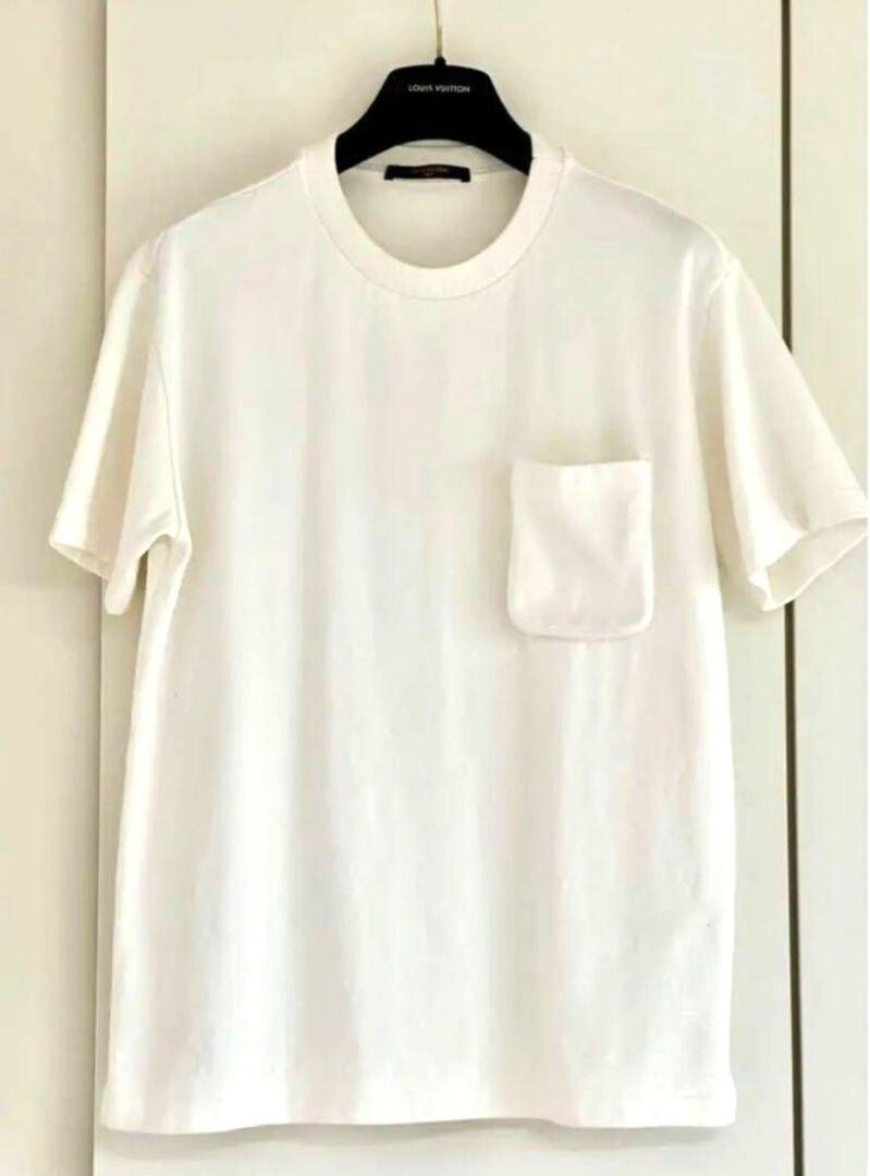 LOUIS VUITTON RM201Q TCL HIY49W 3D Pocket T-shirt M White LOUIS VUITTON RM201Q TCL HIY49W 3D Pocket T-shirt M White