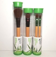 Bundle 3 Beauty 360 Bamboo MakeUp Brush. Blush  Foundation  Complexion Duo