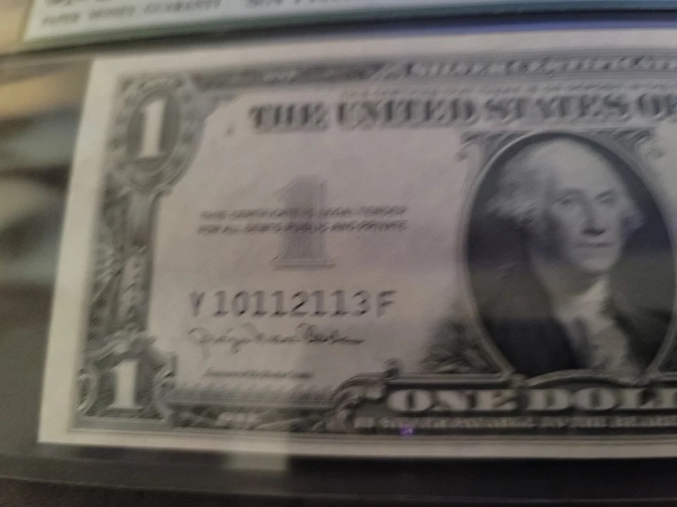 1935 D $1 SILVER CERTIFICATE NOTE FR.1613N PMG GEM 65 - Image 2 of 4